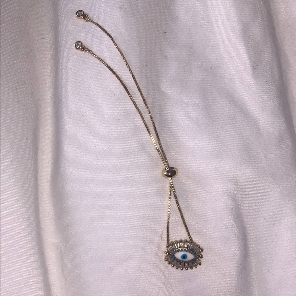 Evil eye adjustable bracelet *USED*